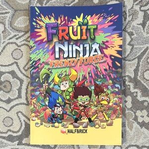 4/$20 Fruit Ninja Frenzy Force Softcover Junior Graphic Novel Comic Book